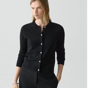 NWT Theory Crewneck Cardigan in Cashmere